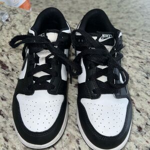 LITTLE KIDS' NIKE DUNK LOW CASUAL SHOES - Panda - US kids 2.5